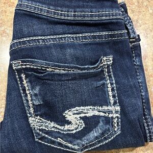 Stylish Dark Silver Capris